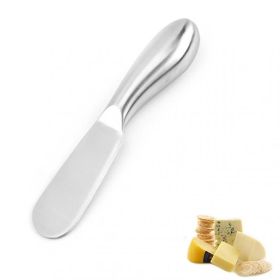 1pc Stainless Steel Butter Knife Spreader; Kitchen Baking Tool With Dual-Purpose Cream And Cheese Function; Ideal For Home And Professional Use; Kitch