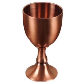 100ml Antique Copper Alloy Small Goblet Wine Cup Spirits Glass White Wine Cup Chinese Wedding Love Shot Cocktail Cup