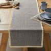 Better Homes & Gardens Fringe Cotton-Rich 14" x 90" Table Runner, Grey