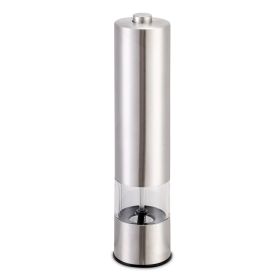 Electric Salt Pepper Grinder with Light Adjustable Coarseness Stainless Steel Salt Pepper Shaker