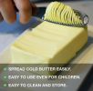 3 In 1 Stainless Steel Butter Spreader Knife Butter Curler Spreader Butter Knife Multifunction 3 In 1 Stainless Steel Butter Cutter Knife Cream Knife