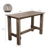 Dining Table Kitchen Table Multifuntional Desk For Living Room Dining Room - Light Brown