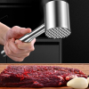 Meat Masher Tool Cube Steak Maker Meat Beater Hammer Pork Metal Hammer Meat Stainless Steel Bbq Meat Hammer
