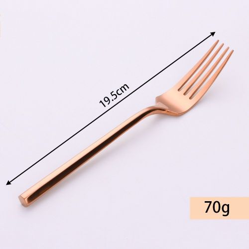 Stainless Steel Knife Fork And Spoon Set Hexagonal Forging
