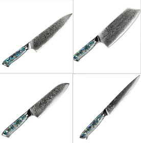 G10 67 Layers Damascus Steel Chef (Option: Suit3)