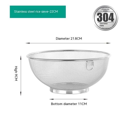 304 Stainless Steel Rice Washing Filter Draining Basin