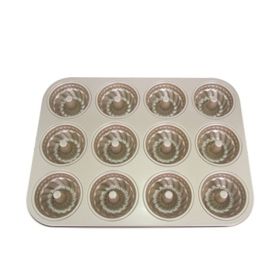 24/12 Cup Donut Cuckoo Mold (Option: 12cups-35X27cm)