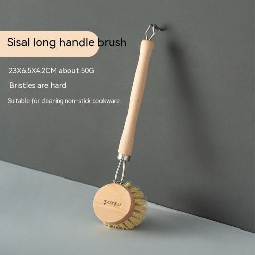 Long Handle Kitchen Can Be Brush Replacement Head Horse Hair Dish Brush