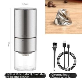 Stainless Steel Coffee Grinder Electric Coffee Machine Top Quality (Option: 988 Natural Color)