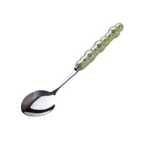 Light Luxury Ceramic Pearl Handle Knife Fork And Spoon Creative Stainless Steel Tableware Light Luxury Ceramic Pearl Handle Knife Fork And Spoon Creative Stainless Steel Tableware
