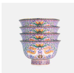 Elk Bone China National Pomegranate Bowl