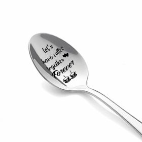 Valentine's Day Gift Stainless Steel Long Handle Soup Spoon (Option: XK10)
