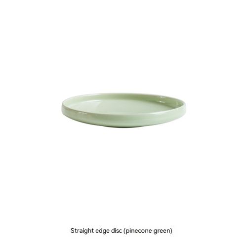 Ceramic Fruit Plate Living Room Coffee Table Dessert Melon Seeds Snack Disc High-grade Fruit Pot Candy Plate Swing Plate Storage Front Desk
