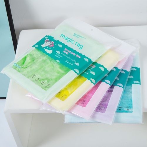 Kitchen Cleaning Towel Lazy Rag Wood Fiber Cloth Bright Silk Rag