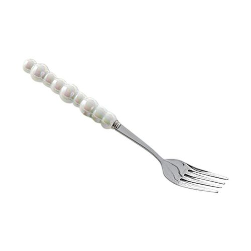Light Luxury Ceramic Pearl Handle Knife Fork And Spoon Creative Stainless Steel Tableware