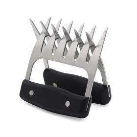 Steel/Plastic Meat Shredder Claws BBQ Claws Pulled Meat Handler Fork Paws for Shredding All Meats Accessories Kitchen Tools Paws (Ships From: China, Color: YX221113-Steel1)