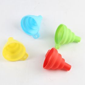 Disposable Ice Cubes Mold Ice Lattice Bag Transparent Quick Freezing Self-sealing Bags Ice Macking Home Kitchen Bar Diy Gadgets (Color: Folding Funnel, size: ONE SIZE)