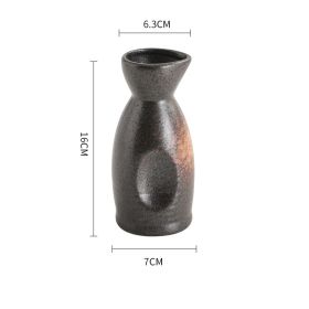 Creative Japanese Household Ceramic Baijiu Pot (Option: Dusk-Large)