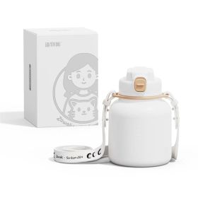 Fashionable Cute Large Capacity Big Belly Cup (Option: No Logo-1000ML)