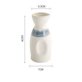 Creative Japanese Household Ceramic Baijiu Pot (Option: Succulent blue-Large)