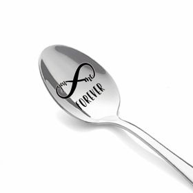 Valentine's Day Gift Stainless Steel Long Handle Soup Spoon (Option: XK18)