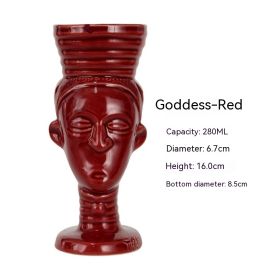 Hawaii Personality Ceramic Cup (Option: Witch Statue Red-Others)