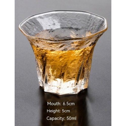 Travel In Full Swing Handmade Hammered Glass Tea Cup Tea Cup Kung Fu Tea Set