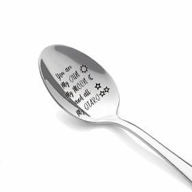 Valentine's Day Gift Stainless Steel Long Handle Soup Spoon (Option: XK17)
